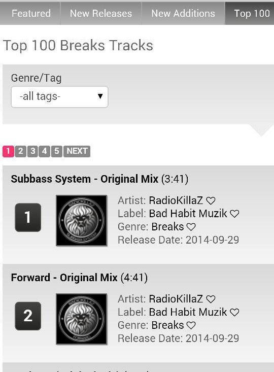 Radiokillaz #1 top 100 breaks